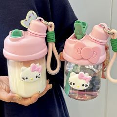 可爱吸管夏季水杯2024女生高颜值新款随手杯学生便携式双饮杯子