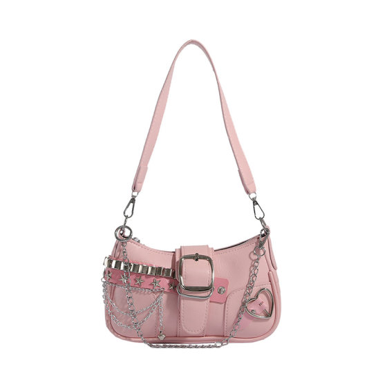 Niche Trendy Millennium Spice Girl Bag Women's 2024 New Simple Casual Handbag Retro Shoulder Underarm Bag