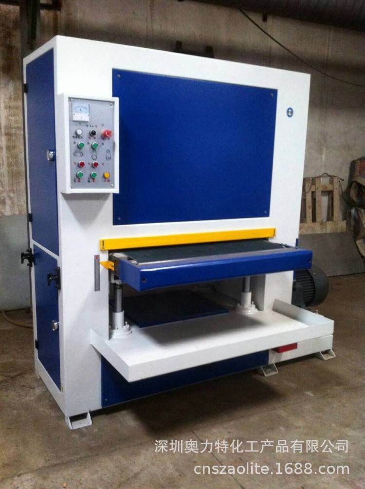 供应300mm小型半自动人造石铝板砂光机