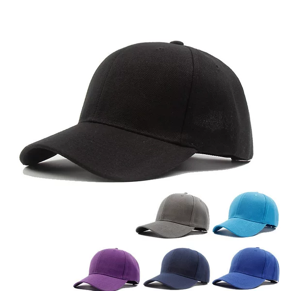 Women's Spring Korean-Style Baseball Cap with Flat Brim, Versatile Outdoor Street Sun Hat, Acrylic Visor