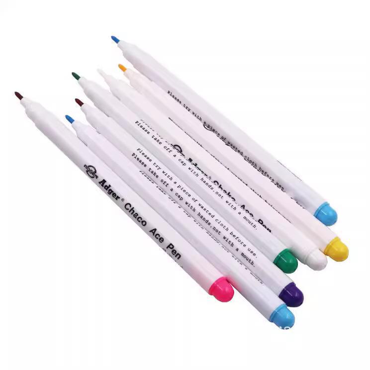 Qi eliminate fading pen clothing cutting thin head line water soluble water eliminate pen cross stitch water-based DIY automatic vanishability pen Qi eliminate fading pen clothing cutting thin head line water soluble water eliminate pen cross stitch water-based DIY automatic vanishability pen