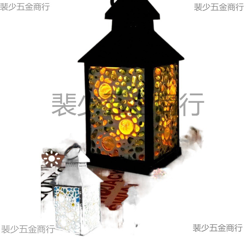 터키 모자이크 빛 조각 색상 빛 DIY 대화 형 촛대 모로코 소재 샹들리에 특징