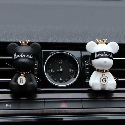 Air outlet Aromatherapy vehicle air conditioner Perfume lovely Little Bear automobile Odor Spread incense Stone ornament Decoration