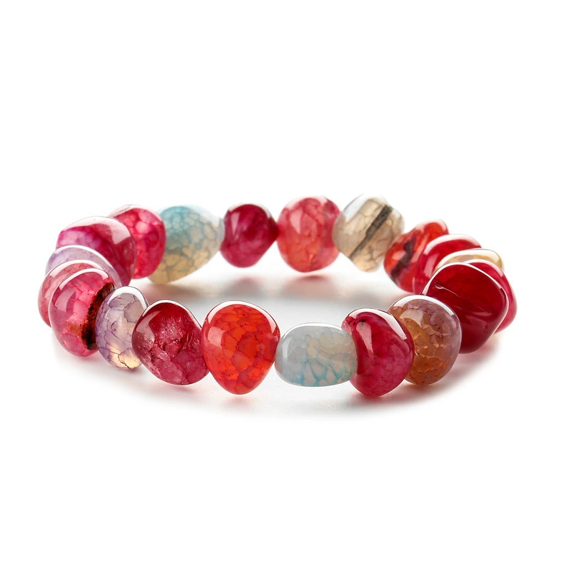 Agate бусирован bracelet? - need translation: Агатовая бусы браслет, 8 мм круглые бусины, европейский стиль, легковесный оптовый аксессуар
