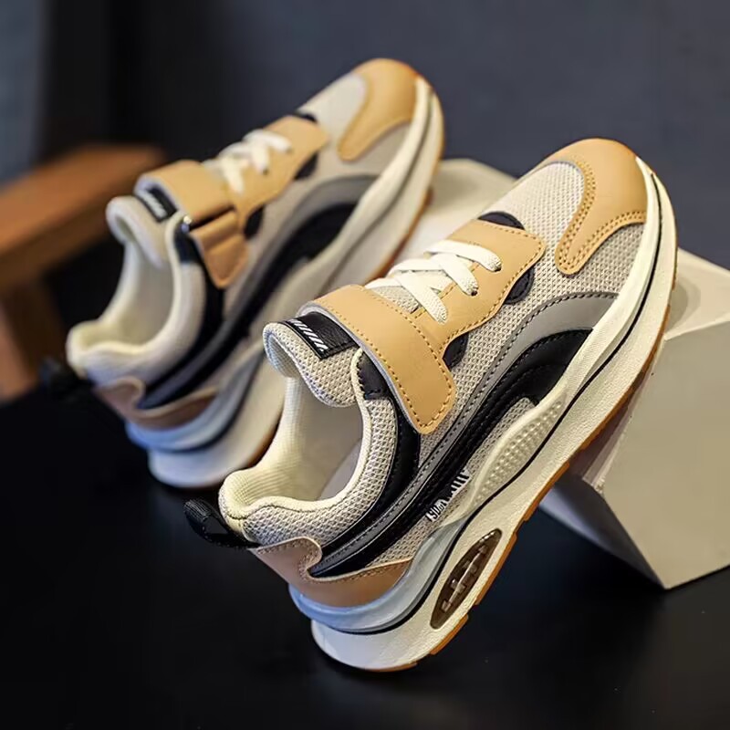 Boys' sports youth sneakers, spring 2023 new children's mesh soft soled boys' Forrest Gump shoes, running_voghion.com