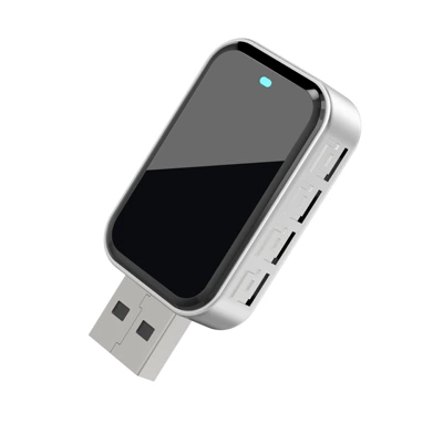 Cross-Border Carplay Box Wired to Wireless Android Auto Apple Android Smart Carplay Box (Simsiz CarPlay və Android Auto) - k1b-silver