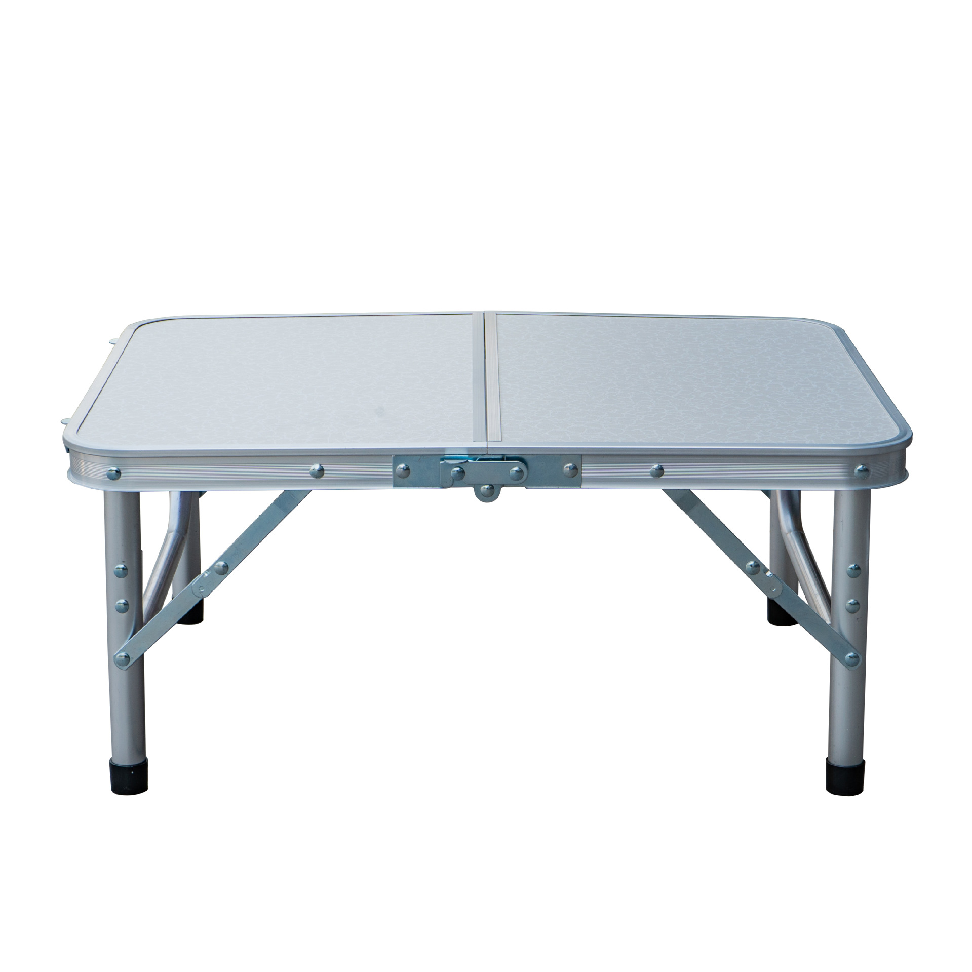 Mesa plegable de camping casual al aire libre, mesa plegable ligera de aleación de aluminio para pestañas de playa, barbacoa de picnic, altura ajustable