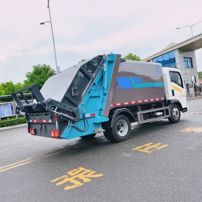 Elektrik zibil maşınları garbage truck with independent sewage