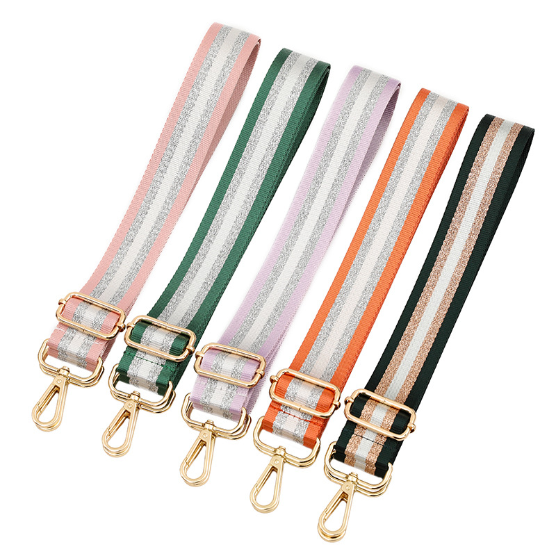 Polyester Stripe Bag Strap display picture 6