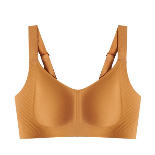 Autumn/Winter super thin bra for large breasts that hides the chest and has no trace, jelly bar lingerie, large size anti-sag, cupping under-breast bra, thin