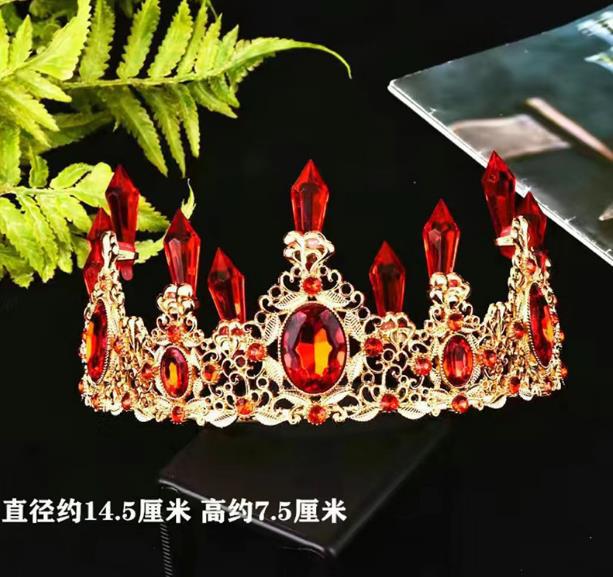 Fábrica directa transfronteriza corona de cabeza de cumpleaños torta de decoración ramo de flores decoración de novia corona de cabeza reina vestido de cumpleaños