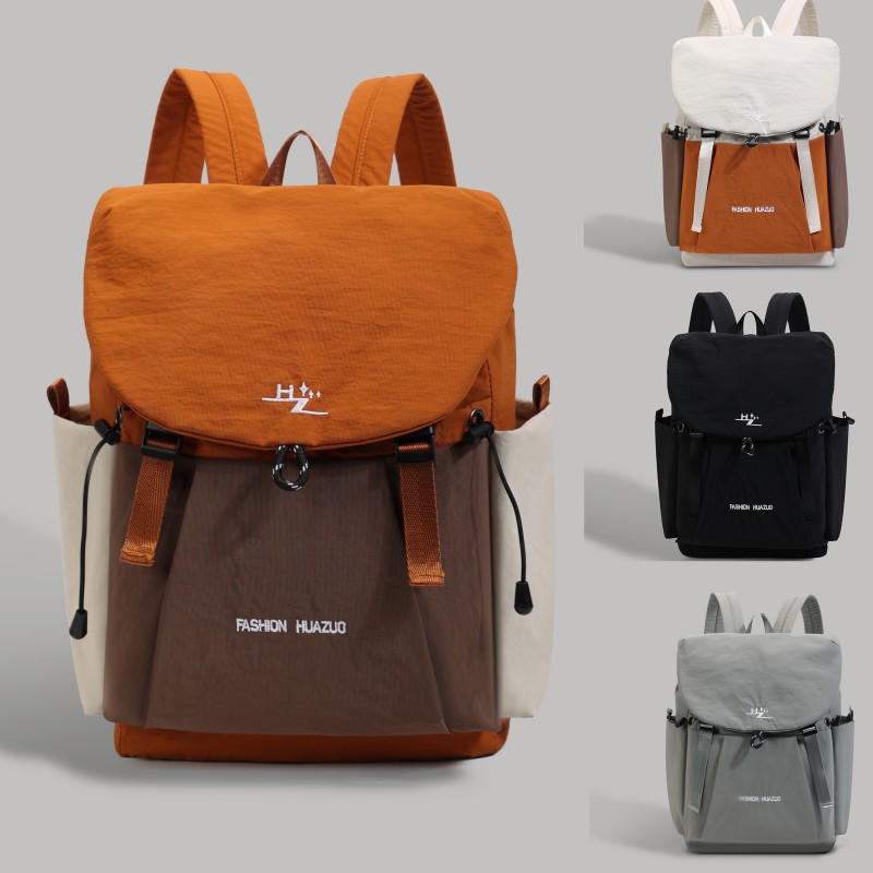 Al por mayor transfronterizo nueva mochila de estudiantes de secundaria a prueba de salpicaduras, mochila de estudiantes de secundaria ligera, mochila de gran capacidad