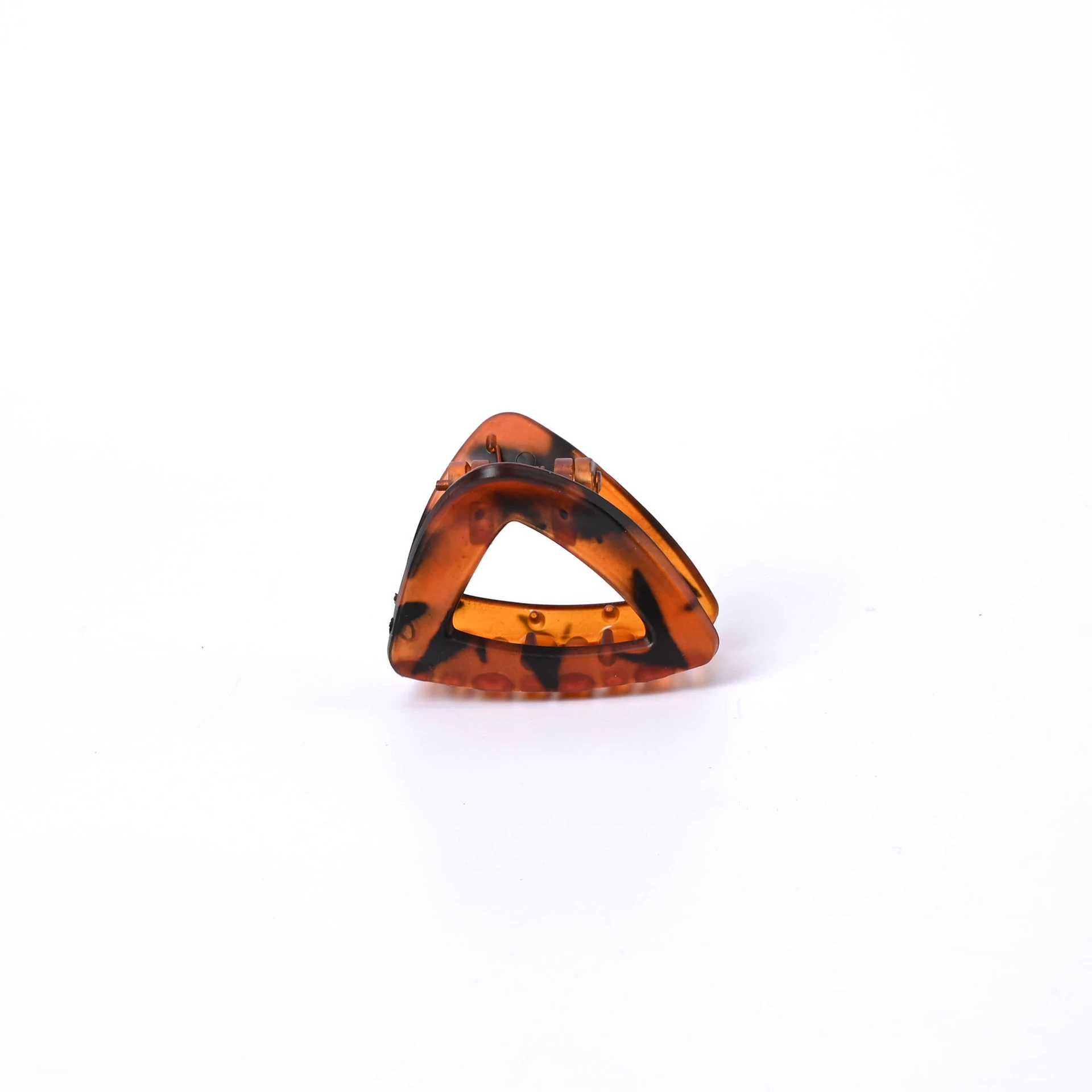 Triangle, universal matte crab pin, hair accessory, translucent shading
