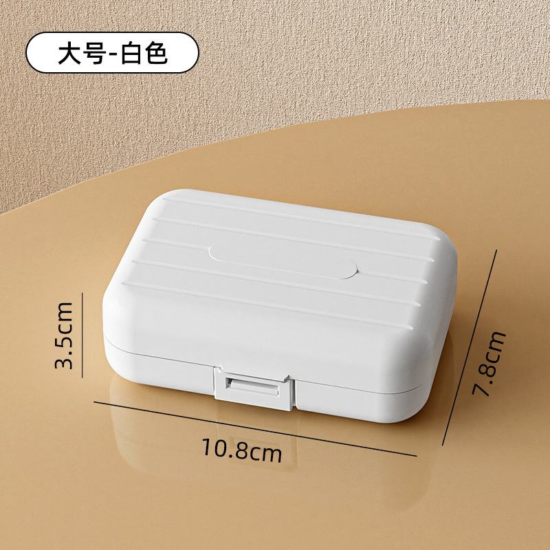 Caja de medicamentos portátiles de viaje, caja de píldoras portátiles de siete días a la semana, caja de medicamentos sellada, caja de medicamentos image 10