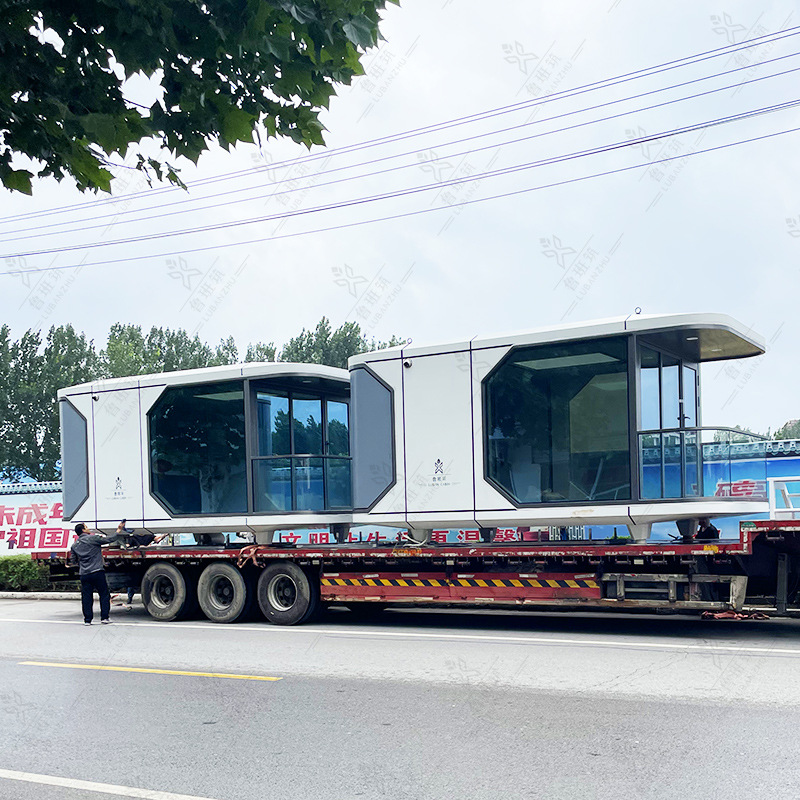 Camping camping casa al aire libre móvil campamento B & B espacio cápsula super grande modular de viaje habitación hotel