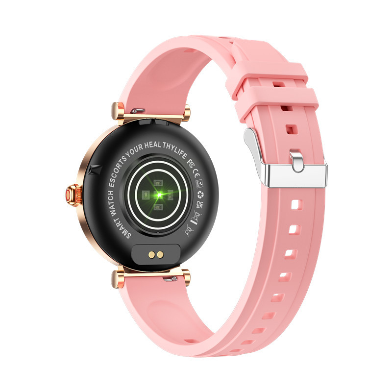 Cross-border CF37 Smart 1.27inch Round Screen Women's Sports Colorful Light Pedometer Women Watch_voghion.com