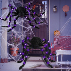 新しいハロウィン発光大きなクモシミュレーション小道具装飾おもちゃ屋外中庭レイアウトシーン用品