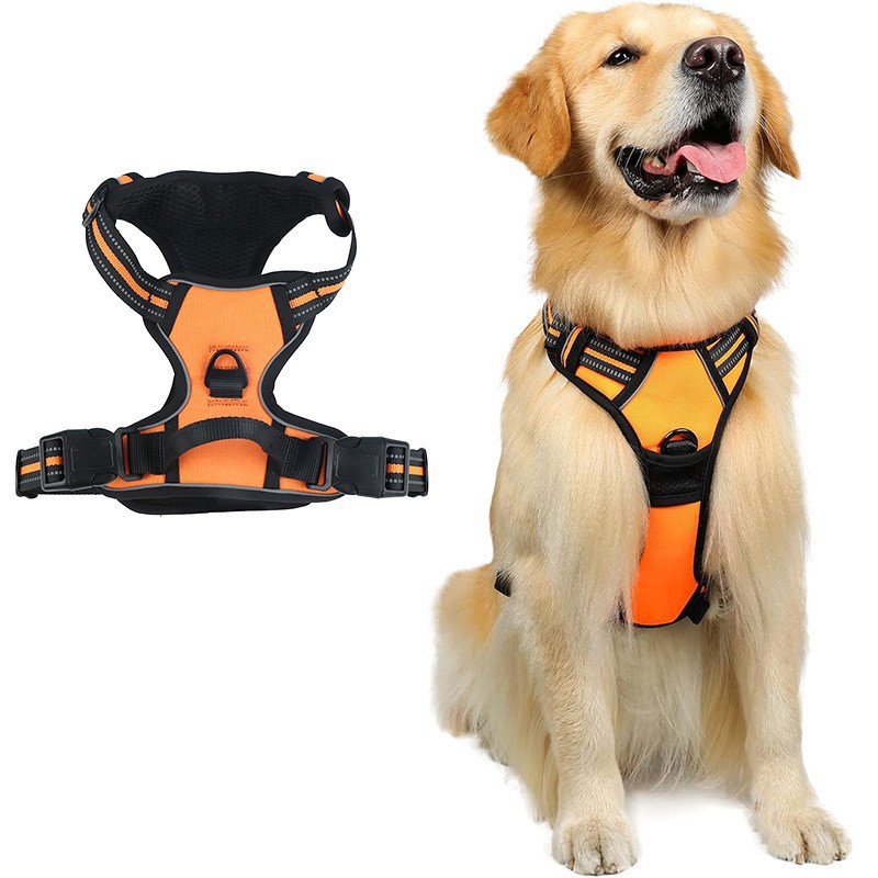Nuevo perro transfronterizo corda de tracción a prueba de explosiones correa de pecho para perros grandes cuerda de perro reflectante chaleco tipo mascota
