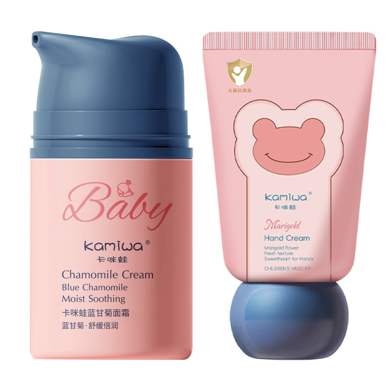 カミガエル子供ワセリンスイカズラのハンドクリームは水を補って保湿します。|undefined