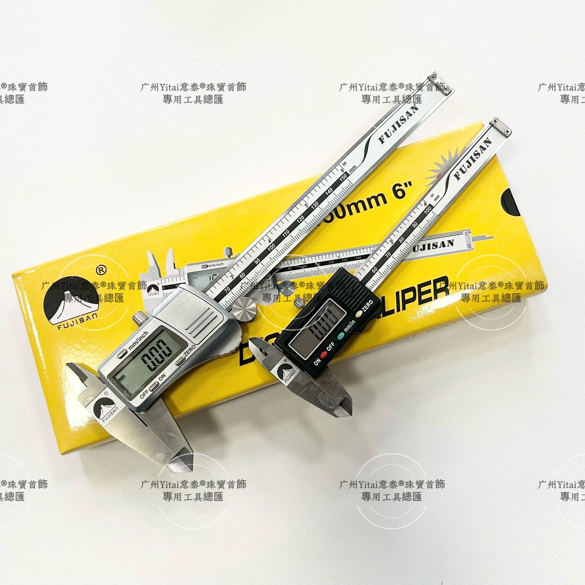 富士山高品质电子数显游标卡尺珠宝首饰卡尺精准稳定饰品度量工具
