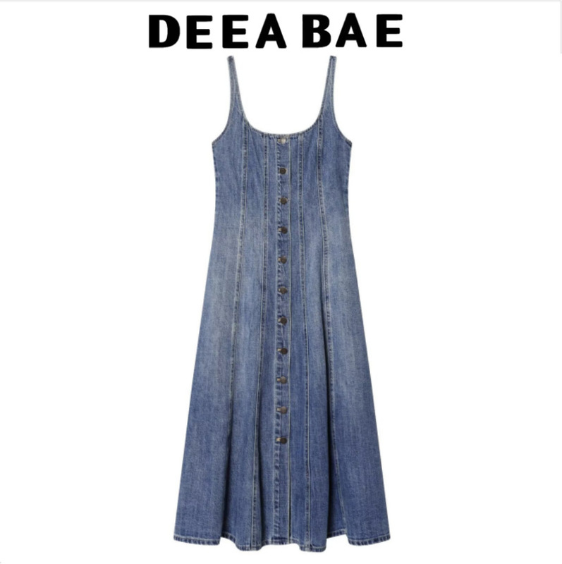 Deeabae Spring New Arrivals Women's Clothing Korean Retro Style Button-Front Dress for Women 1337740 Deeabae Spring New Arrivals Women's Clothing Korean Retro Style Button-Front Dress for Women 1337740