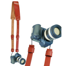 真皮单肩多用途 相机肩带一字肩带户外登山相机手腕绳 一字带现货