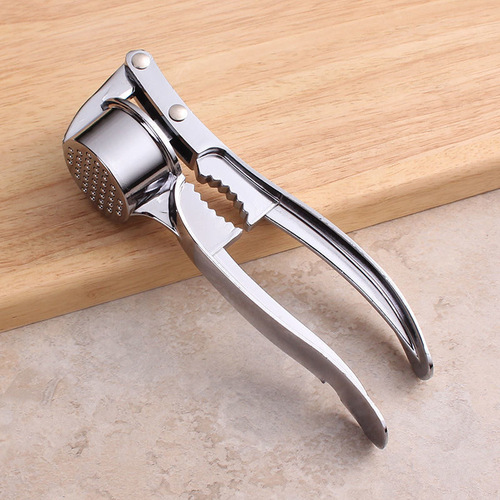 Thickened Alloy Manual Garlic Press Garlic Paste Maker Garlic Smasher Garlic Squeezing Garlic Peeler Ginger Juice Extractor Garlic Clipper Kitchen Utensils
