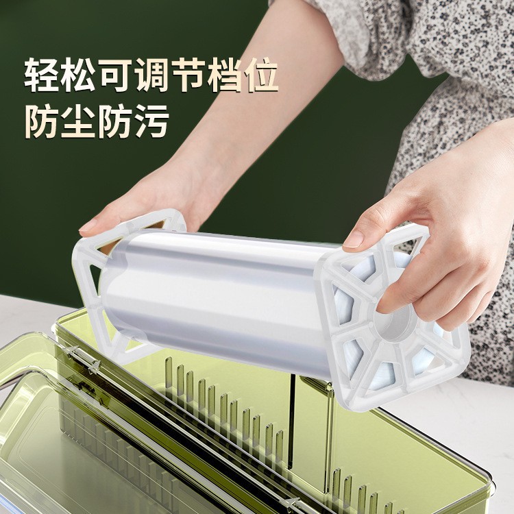 Envoltura de plástico cortador cocina hogar grande rollo económico PE alimentos grado alimenticio especial resistente a altas temperaturas cubierta de la Caja comercial