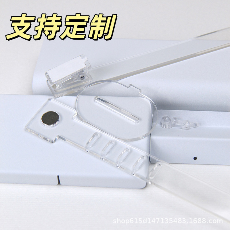 Acrylic Selfie Stick Handheld Three-In-One Double-Headed Crystal Transparent Clip Stick for Taking Photos and Selfies, Eating Snacks, and Cartoon Props Acrylic Selfie Stick Handheld Three-In-One Double-Headed Crystal Transparent Clip Stick for Taking Photos and Selfies, Eating Snacks, and Cartoon Props