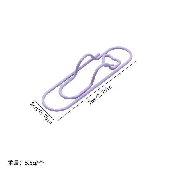Clip para bolígrafo multifuncional de metal en forma de corazón, clip para bolígrafo creativo y colorido, accesorio portátil para cuaderno, artículo de papelería.