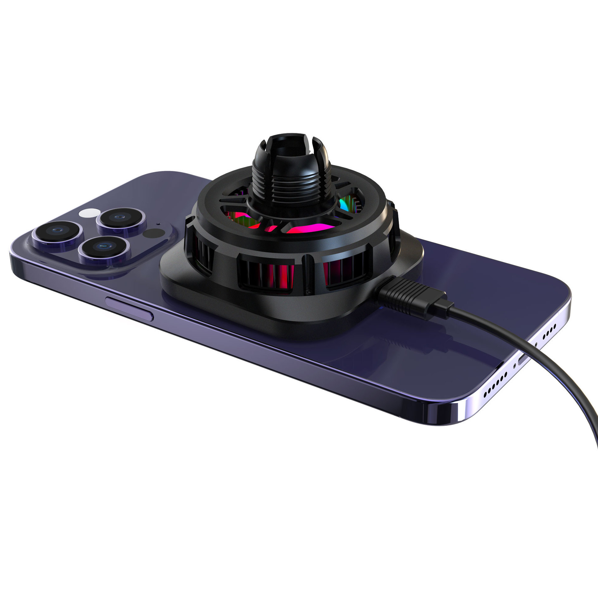 Magnetisk trådløs biloplader qi2 med kølesystem_voghion.com