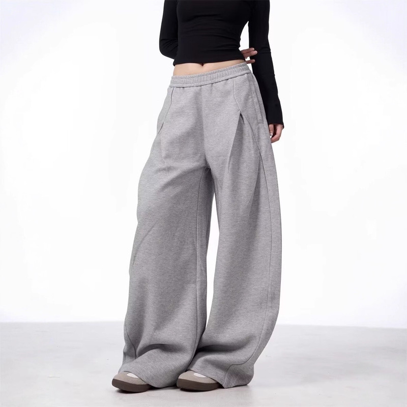 Good Quality Banana Sweatpants Women's Loose Spring & Fall 2025 New High-Waisted Straight Casual Wide-Leg Pants and Sweatpants