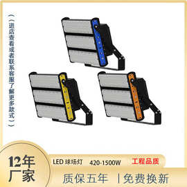 户外球场灯480W720W960W1200W1500W防眩灯杆足球场蓝球场户外照明