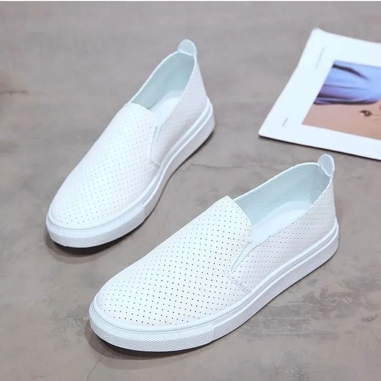 Summer New Style Breathable Mesh Lightweight Soft-Soled Slip-On Work Shoes for Women, Wear-Resistant and Non-Slip Running Shoes Summer New Style Breathable Mesh Lightweight Soft-Soled Slip-On Work Shoes for Women, Wear-Resistant and Non-Slip Running Shoes