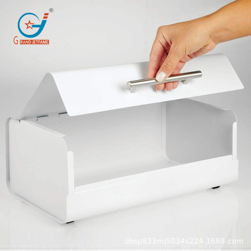 Metal bread box trash can metal storage box multi-purpose storage container hinge lid storage box Metal bread box trash can metal storage box multi-purpose storage container hinge lid storage box