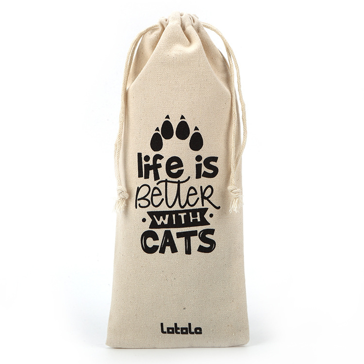 Factory direct sales canvas drawstring bag cotton drawstring bag jewelry bag jewelry small cloth bag closing storage