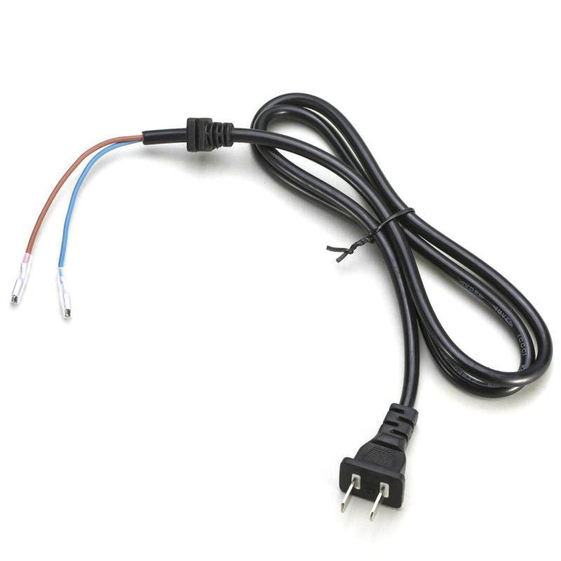 厂家直销 电磁炉专用电源线 国标二插纯铜2*1m²带卡槽插头电源线