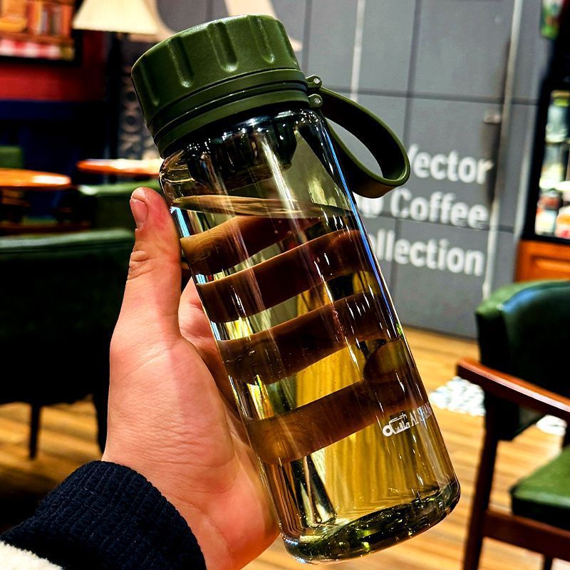 Nuevo asa simple de gran capacidad, separación de té y agua, estudiantes masculinos y femeninos resistentes a altas temperaturas, taza simple y fácil, taza de té