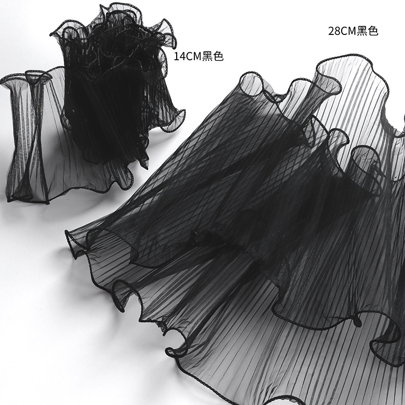 花派对厂家批发双边浪花纱鲜花包装网纱花艺花束包花纱网花店包材