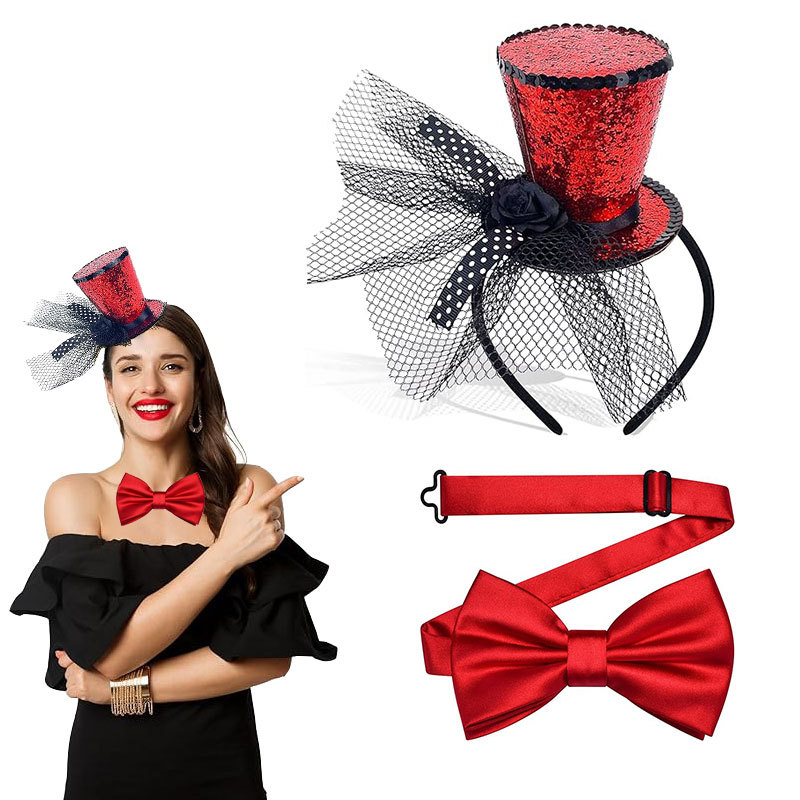 Red webbing tie