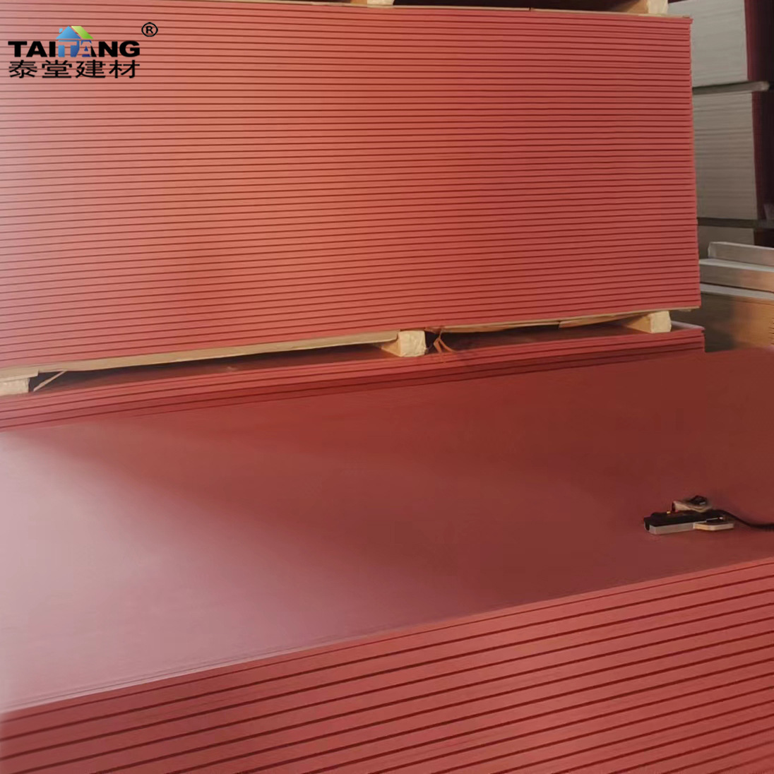 Gypsum tablero tablero de yeso material de construcción tabique a prueba de fuego a prueba de humedad techo teto falso pladur