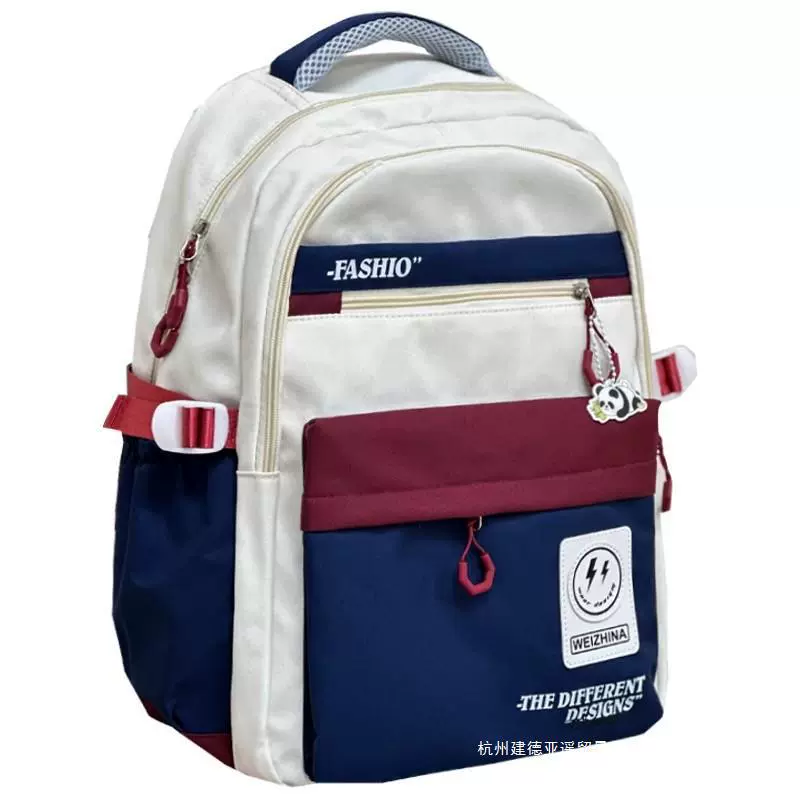 Backpack, capacious shoulder bag, autumn laptop for students, straps, for secondary school