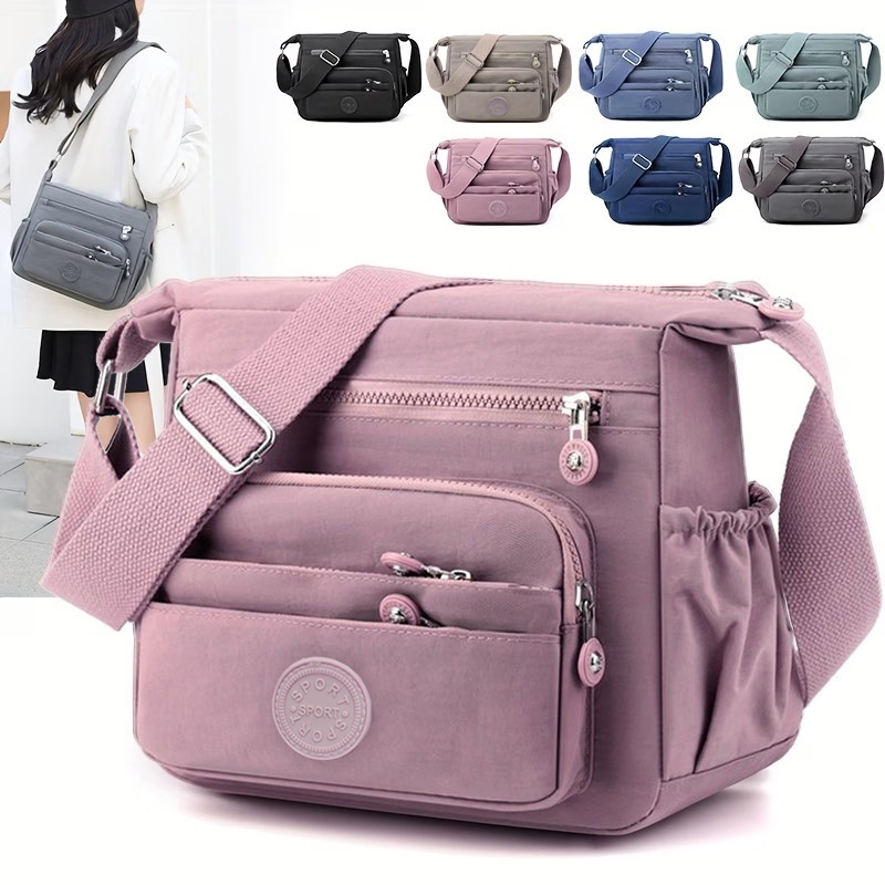 Practical storage women's crossbody bag, waterproof nylon shoulder bag, large-capacity handbag for middle-aged and elderly, in stock Practical storage women's crossbody bag, waterproof nylon shoulder bag, large-capacity handbag for middle-aged and elderly, in stock