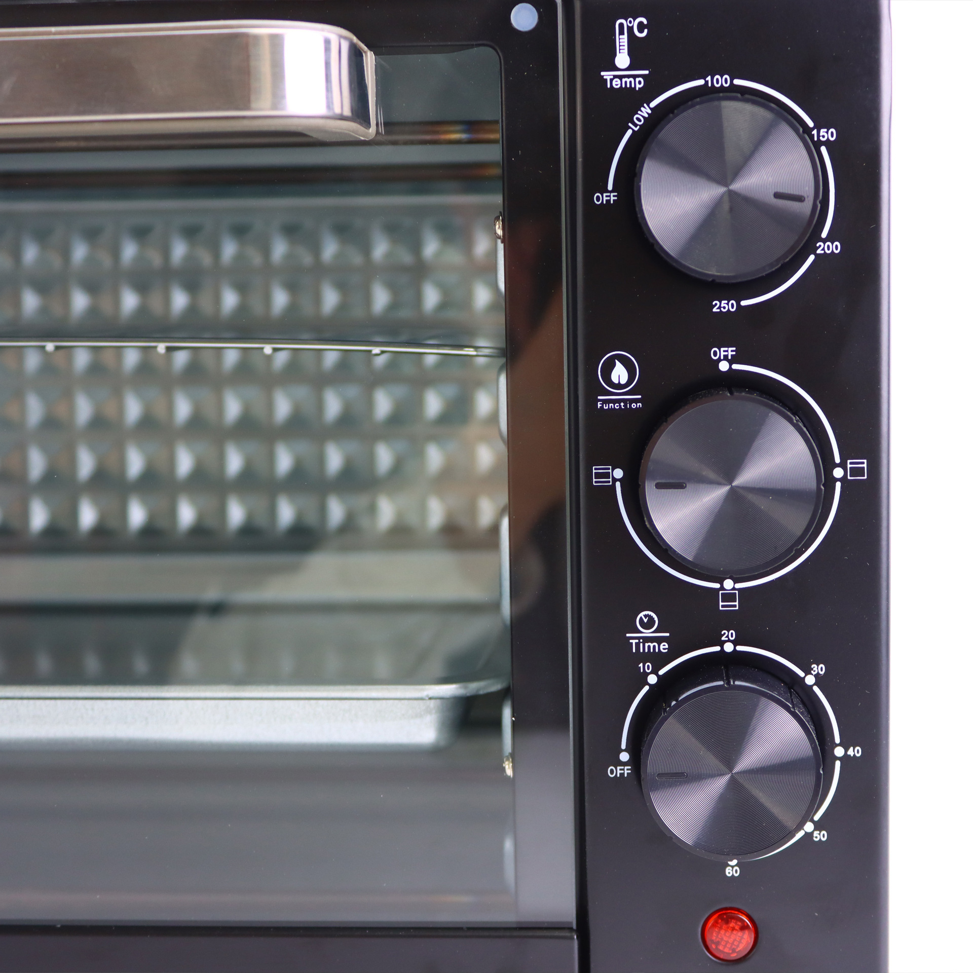 Exportación de comercio exterior 38L gran capacidad 1500W horno eléctrico doméstico multifuncional de alta potencia horno horneado doble