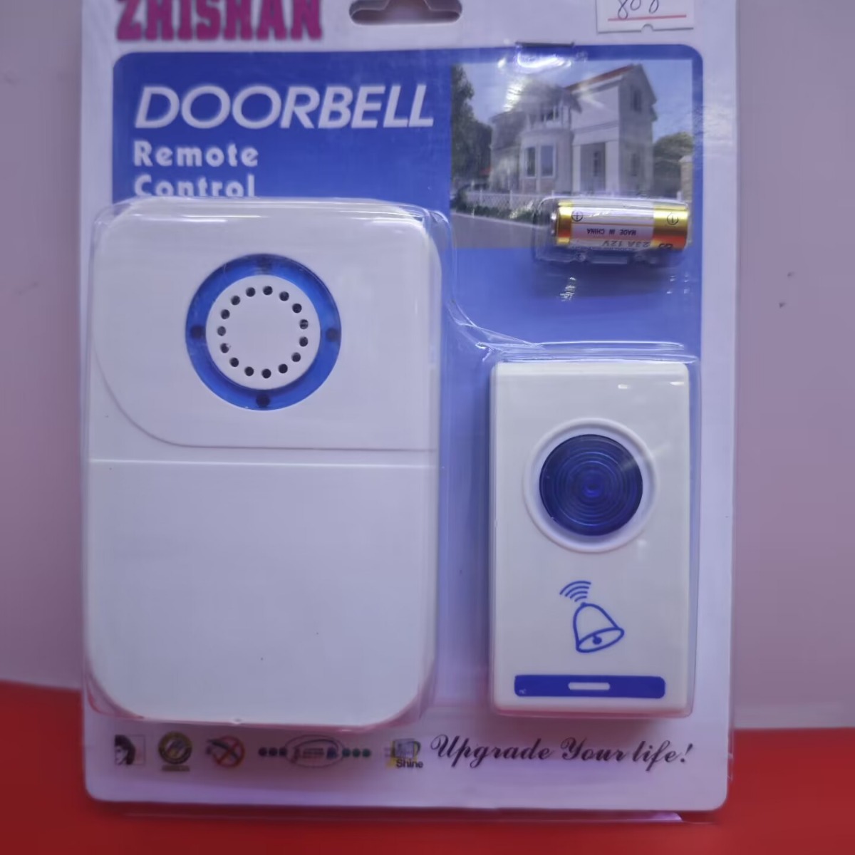 厂家直销 遥控门铃 无线门铃 家用一拖一电子门铃 老人呼叫器