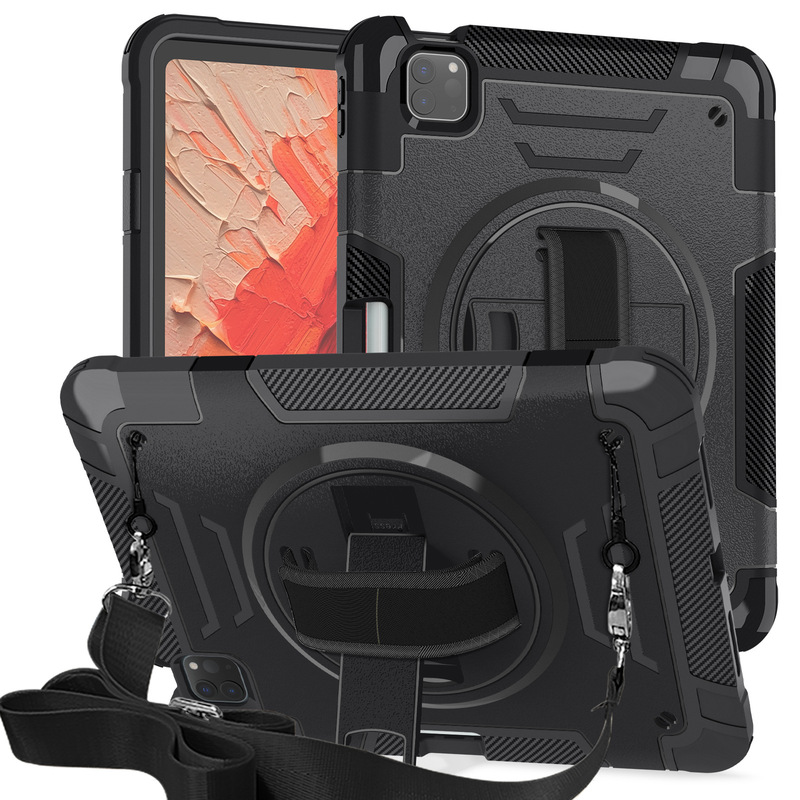 Anti-fall Protective Shell Thickened Airbag for Apple iPad Air/Pro iPhone Tablet Case with Bracket