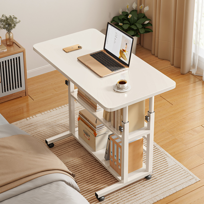 Mesa de noche móvil mesa elevadora escritorio de la computadora hogar dormitorio escritorio perezoso simple estudiante Escritorio