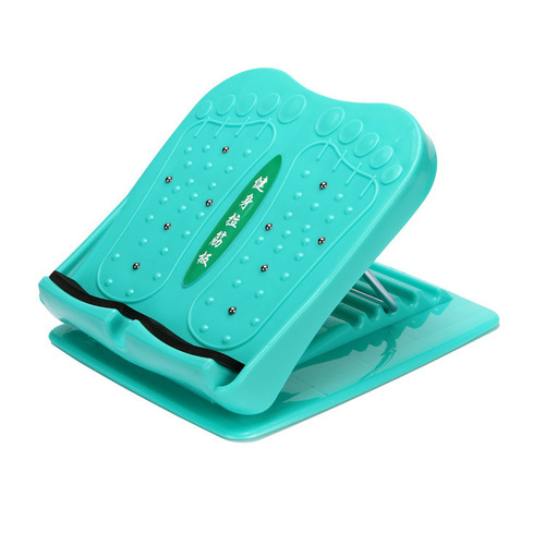 Indoor fitness stretching board with magnetic inclined step for leg stretching, yoga, foldable joint corrector