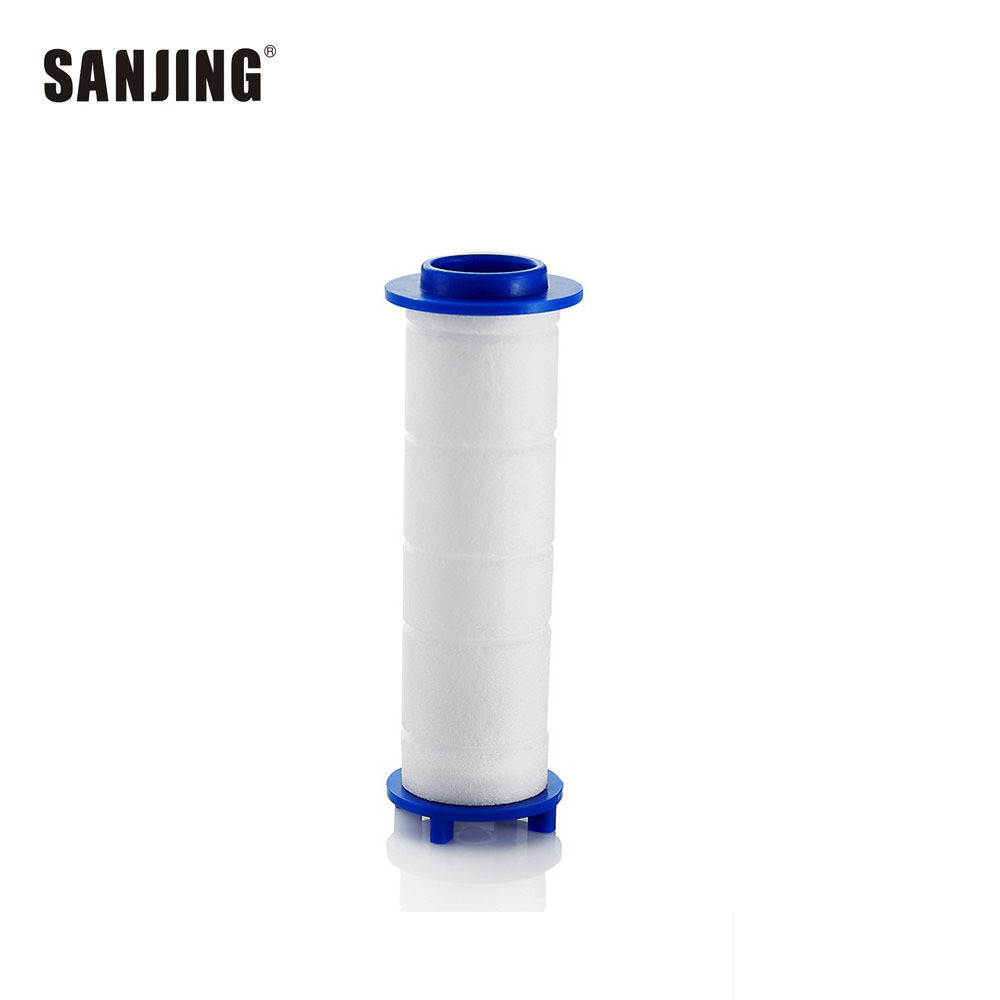 Venta caliente original PP elemento de filtro de algodón boquilla de ducha elemento de filtro de reemplazo ducha purificación de agua núcleo de algodón de alta compresión