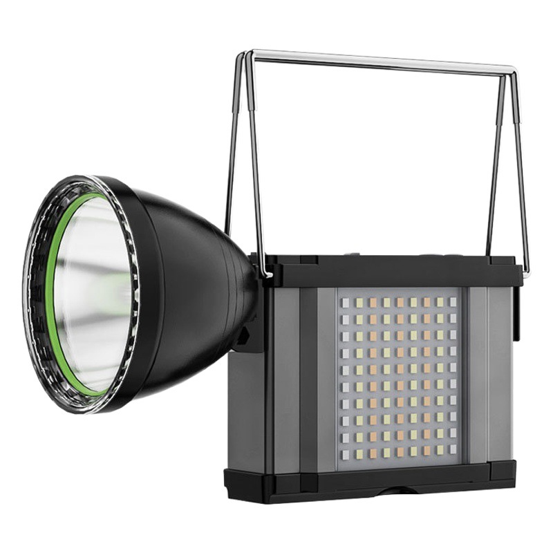 Luz intensa linterna de carga ultra brillante radiante al aire libre de alta potencia patrulla de emergencia iluminación doméstica luz portátil